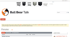 Desktop Screenshot of bullbeartalk.com