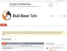 Tablet Screenshot of bullbeartalk.com